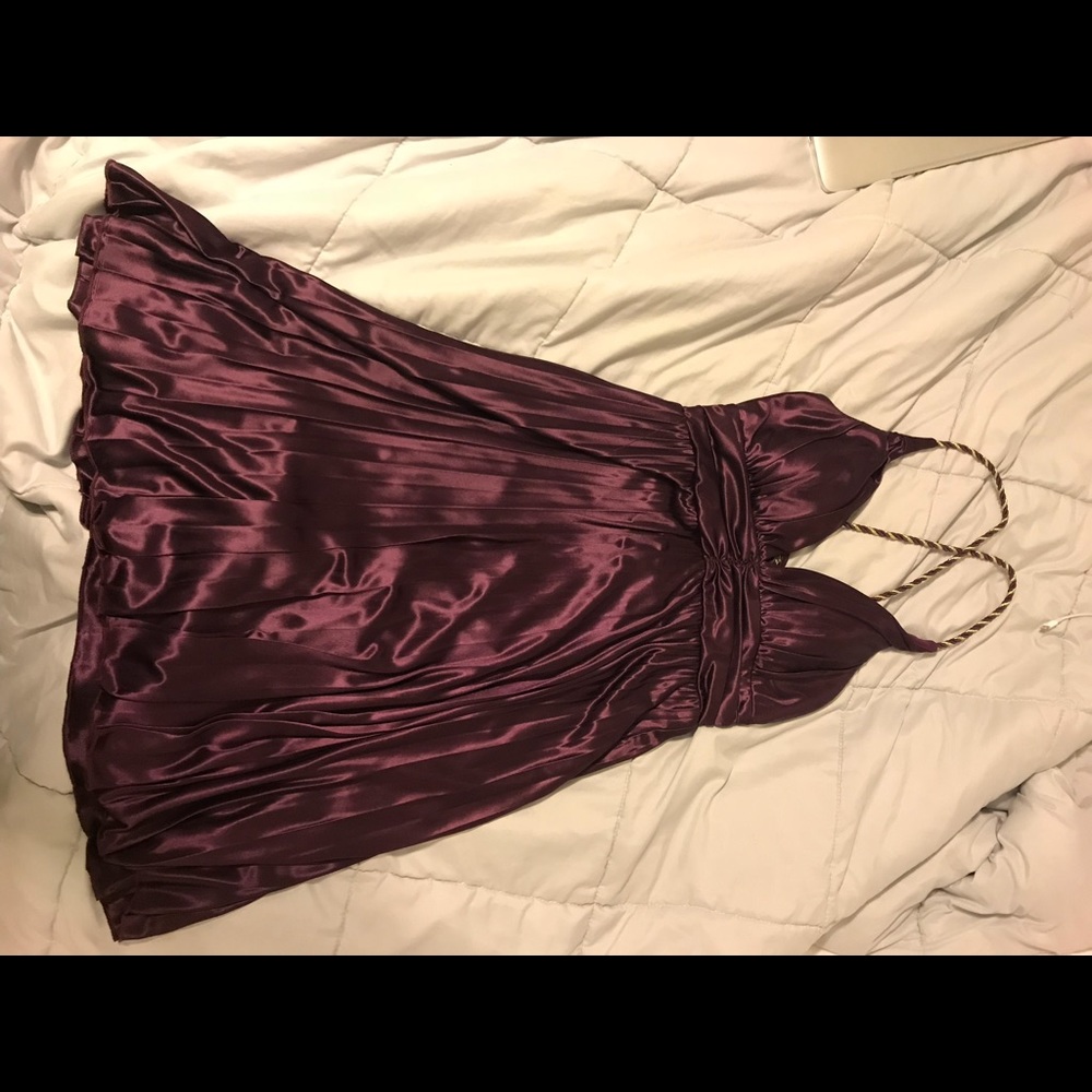 Purple & Gold Cocktail Dress